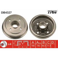 DB4327 TRW Гальмівний барабан