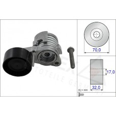 654814 AUTEX НАТЯЖИТЕЛЬ РЕМЕНЯ, клиновой зубча