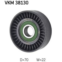 VKM 38130 SKF Паразитный / ведущий ролик, Поліклиновий ремінь