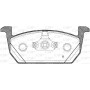 BPA1710.00 OPEN PARTS Комплект гальмівних колодок дисковий гальм