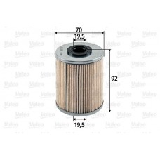 587907 VALEO Паливний фільтр