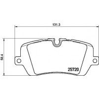 P 44 021 BREMBO Комплект гальмівних колодок дисковий гальм