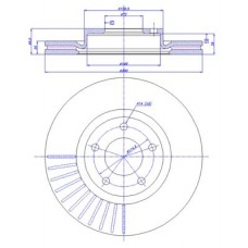 142.1267 CAR Гальмівний диск