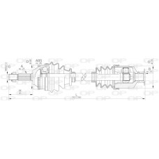 DRS6067.00 OPEN PARTS Привідний вал