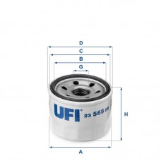 23.565.00 UFI Масляний фільтр