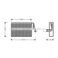 MSV327 AVA QUALITY COOLING Випарник кондиціонера