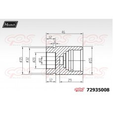 72935008 MAXTECH Поршень корпус скоби гальма