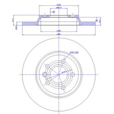 142.283 CAR Гальмівний диск