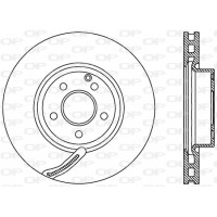 BDR2392.20 OPEN PARTS Гальмівний диск