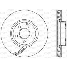 BDR2392.20 OPEN PARTS Гальмівний диск