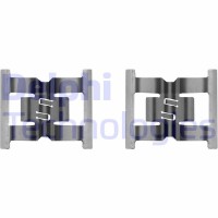 LX0682 DELPHI Комплектуючі колодки дискового гальма