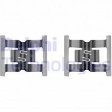 LX0682 DELPHI Комплектуючі колодки дискового гальма