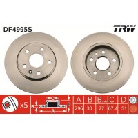DF4995S TRW Гальмівний диск