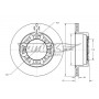 TX 73-49 TOMEX Brakes Гальмівний диск