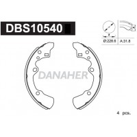 DBS10540 DANAHER Комплект гальмівних колодок