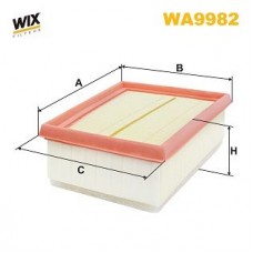 WA9982 WIX FILTERS Повітряний фільтр