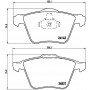 FK20129 KAISHIN Комплект гальмівних колодок дисковий гальм