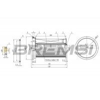 FE0768 BREMSI Паливний фільтр
