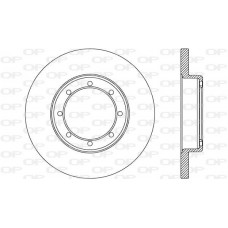 BDA2655.10 OPEN PARTS Гальмівний диск
