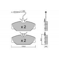 BPRE-1018 AISIN КомплеК т гальмівних колодок, дискове гальмо