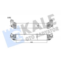 355910 KALE OTO RADYATÖR Интеркулер