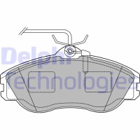 LP1454 DELPHI Комплект гальмівних колодок дисковий гальм