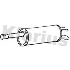 220722 KLARIUS Глушник вихлопних газів кінцевий