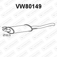 VW80149 VENEPORTE Глушник вихлопних газів кінцевий