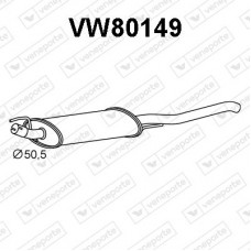 VW80149 VENEPORTE Глушник вихлопних газів кінцевий