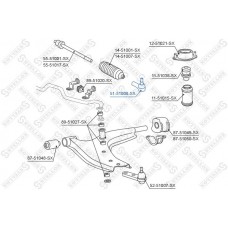 51-51008-SX STELLOX Наконечник поперечної кермової тяги