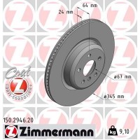 150.2946.20 ZIMMERMANN Гальмівний диск