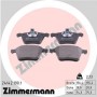 24142.190.1 ZIMMERMANN КомплеК т гальмівних колодок, дискове гальмо