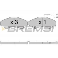 BP2998 BREMSI Комплект гальмівних колодок дисковий гальм