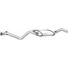 285-307 BOSAL Глушник вихлопних газів кінцевий