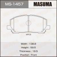 MS-1457 MASUMA Комплект гальмівних колодок
