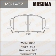 MS-1457 MASUMA Комплект гальмівних колодок