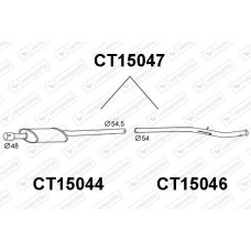CT15047 VENEPORTE Предглушник вихлопних газів