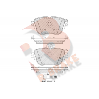 RB2290 R BRAKE Комплект гальмівних колодок дисковий гальм