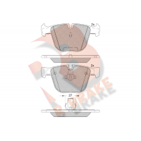 RB1949 R BRAKE Комплект гальмівних колодок дисковий гальм