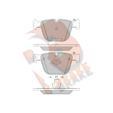 RB1949 R BRAKE Комплект гальмівних колодок дисковий гальм