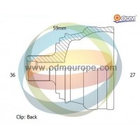 12-211451 Multiparts Шарнирный комплект, Привідний вал