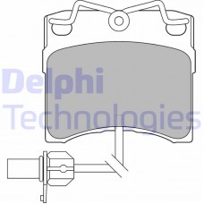 LP1535 DELPHI Комплект гальмівних колодок дисковий гальм