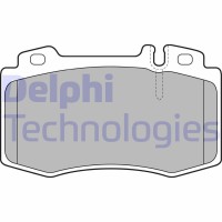 LP1828 DELPHI Комплект гальмівних колодок дисковий гальм