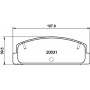 8DB 355 016-761 HELLA Комплект гальмівних колодок, дискове гальмо