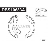 DBS10683A DANAHER Комплект гальмівних колодок