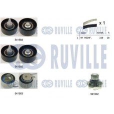 5502721 RUVILLE Водяний насос комплект зубчастого ременя