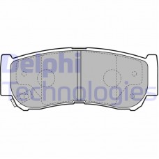 LP2049 DELPHI Комплект гальмівних колодок дисковий гальм