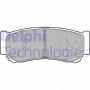 LP2049 DELPHI Комплект гальмівних колодок дисковий гальм