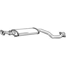 284-625 BOSAL Середній глушник вихлопних газів