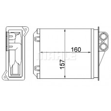 WG2180041 WILMINK GROUP Теплообмінник обігрів салону
